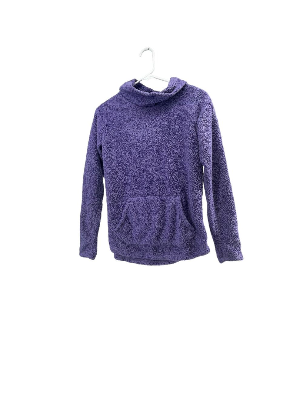 Champion Girls Purple Fleece Pullover Hoodie Sweatshirt Youth Size XL 16-18